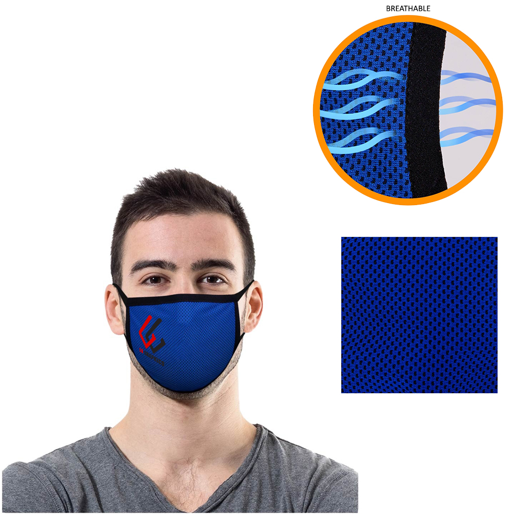 Wholesale 2Ply Deluxe Cooling Fabric Face Masks HCH343 DiscountMugs